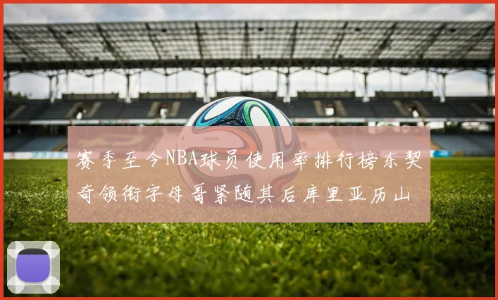 赛季至今NBA球员使用率排行榜东契奇领衔字母哥紧随其后库里亚历山大表现抢眼